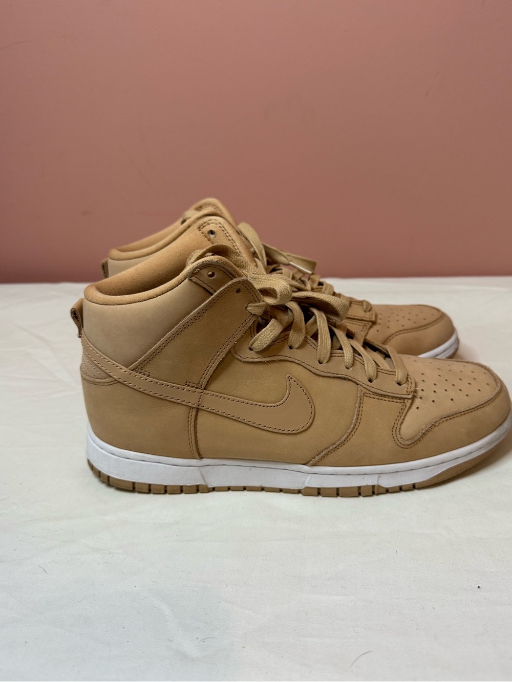 Nike High-Top Tan Dunks